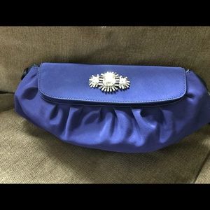 Purplish Blue Jimmy Choo Evening Bag